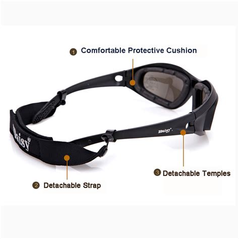 Polarized Army Goggles 4 Lens Kit Tactical