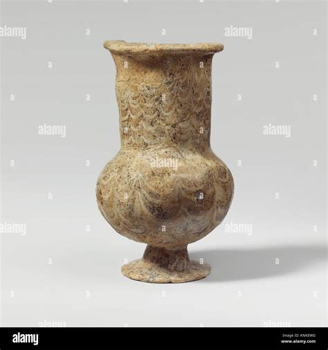 Glass Krateriskos Unguent Jar Period Late Bronze Age Date Ca 1400 1350 B C Culture