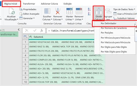Transformar Textos Em Colunas No Excel TEXTO PARA COLUNAS Ninja Do Excel
