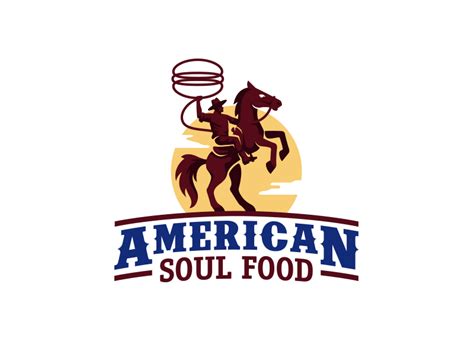 American Soul Food Custom Logo Design Logo Design Best Logo Design