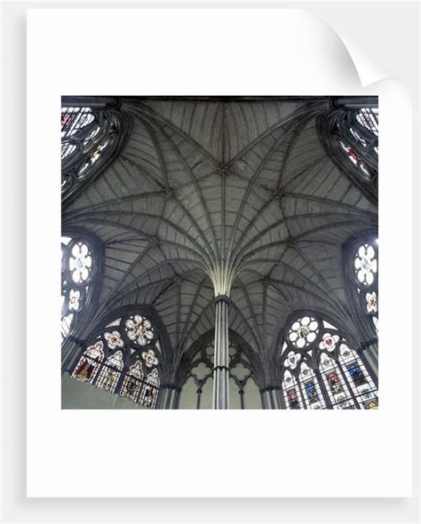 Fan Vaulting In Westminster Abbey Chapter House Ceiling Posters