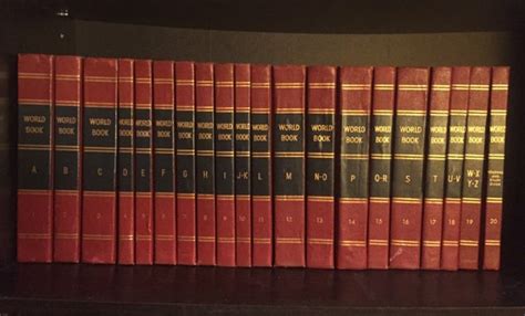 1960 The World Book Encyclopedia Full Set 20 by MNuniqueantiques
