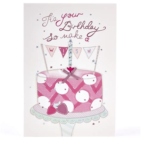 Buy Birthday Card Make A Wish For Gbp 129 Card Factory Uk