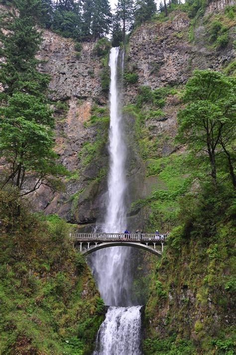 Multnomah Falls Waterfall Near Portland Oregon Jamyam Flickr