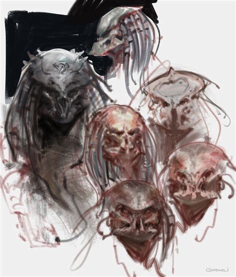 The predator concept art by ben mauro. ArtStation - Predator sketches, Vlad Gheneli | Predator ...