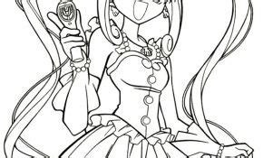 12 Modeste Coloriage Manga Fille Chat Collection  COLORIAGE