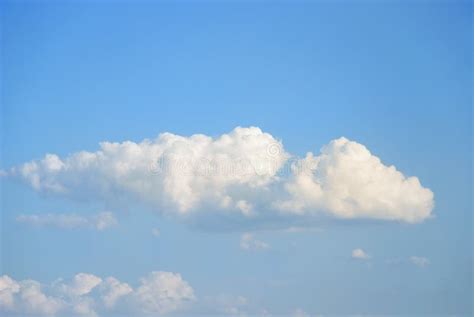 Soft White Clouds Against Blue Sky Stock Image Image Of High Cumulus