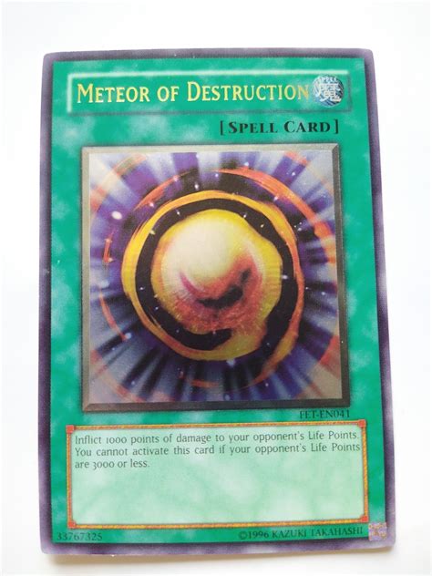 Yu Gi Oh Meteor Of Destruction Ultimate Rare 408562960 ᐈ Köp På Tradera