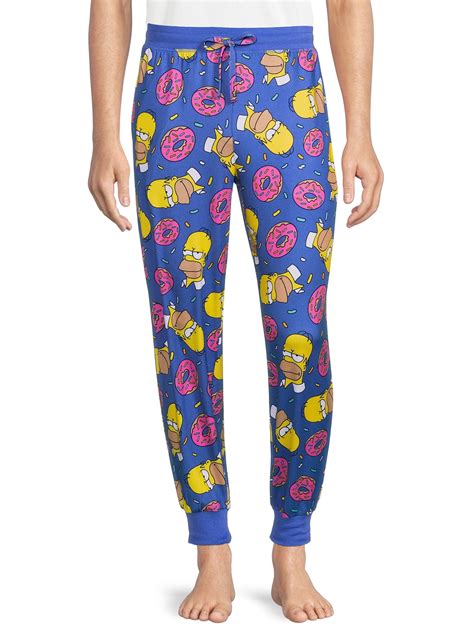 The Simpsons Adult Mens Homer Sprinkles Lounge Pajamas Sleep Pants Sizes S 2xl