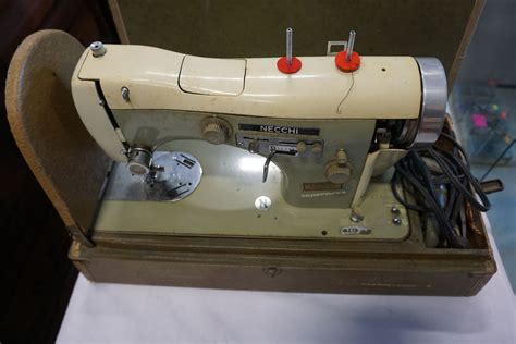 Vintage Necchi Bu Supernova Italy Sewing Machine
