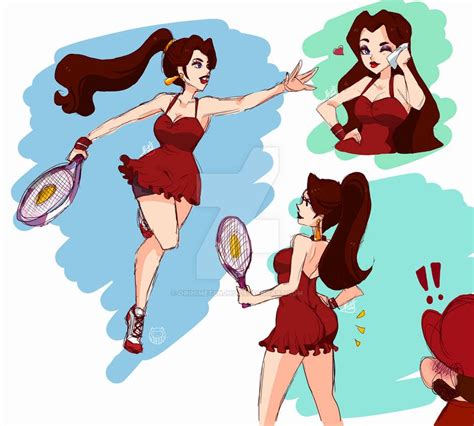 Pauline Tennis Aces By Orihimetenjho On Deviantart Super Mario Art