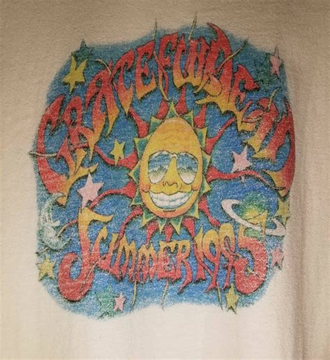 Vintage Grateful Dead 1995 Summer Tour Shirt Garcia Lesh Weir Etsy
