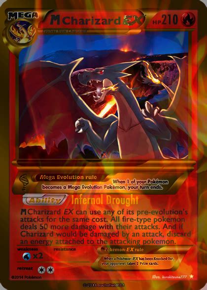All mega evolutions carries only one attack, and this card is no exception. Mega Shiny Charizard Y EX Card by Metoro on DeviantArt