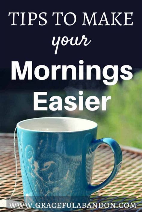 Making Mornings Easier More Than Survival Time Management Tips