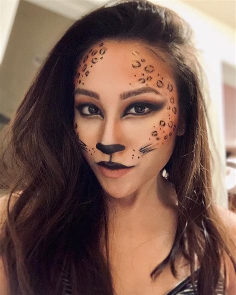 cheetah halloween makeup