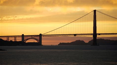 1366x768 San Francisco Bridge Sea 1366x768 Resolution Wallpaper Hd