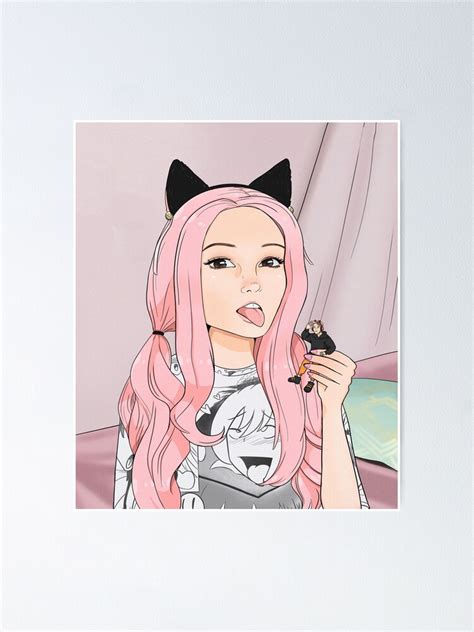 Cute Anime Belle Delphine Poster For Sale By Sweetblessart Redbubble