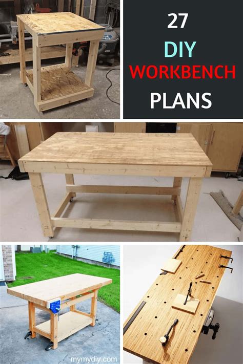 Add them to your cart and pay securely with paypal, using any card. 27 Sturdy DIY Workbench Plans Ultimate List - MyMyDIY ...