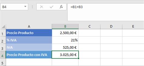 Calcular El IVA En Excel ExcelFacil