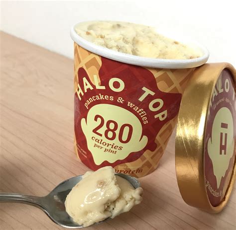 The creamiest keto ice cream you'll ever try. Pancake & Waffles Halo Top Ice Cream Review - Snack Gator