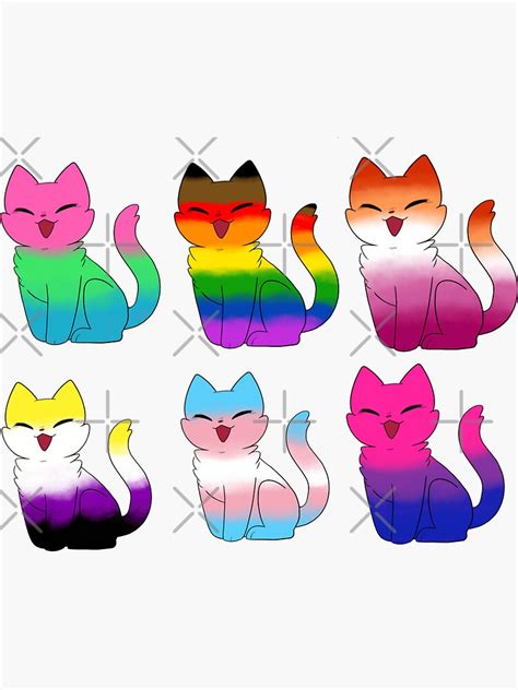 Pride Warrior Cats Lgbtq Gay Lesbian Bisexual Trans Non Binary Polysexual Pride Flag Pride