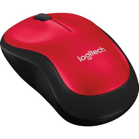 Logitech M185 Wireless Usb Mouse Red Pakistan