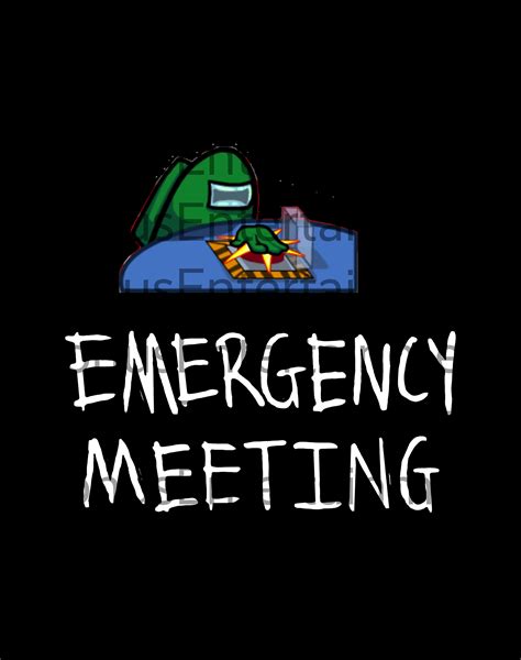Emergency Meeting Svg Among Us Svgpng Etsy
