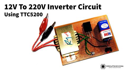 How To Make Inverter 12v 220v Simple Circuit Diagram Wiring Core