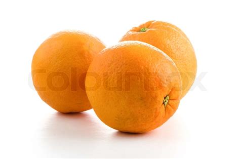 Frische Reife Orangen Stock Bild Colourbox