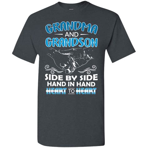 Grandma And Grandson Grandma And Grandson Hand In Hand Heart To Heart T Shirt For Stellanovelty