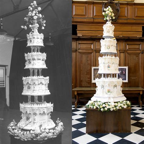 Just like most of us, the royals have a family birthday cake recipe. Le Cordon Bleu London Recreated Queen Elizabeth's Wedding ...