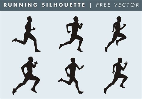 Running Silhouette Free Vector 94636 Vector Art At Vecteezy