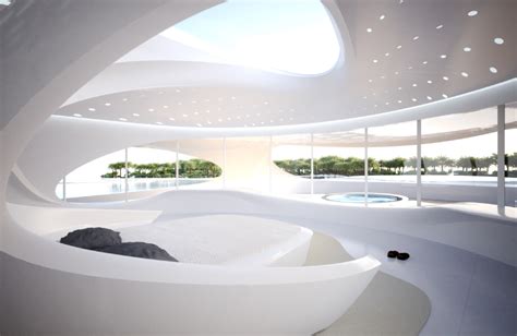Futuristic Living Spaces In 2020 Living Spaces Futuristic Design