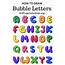How To Draw Bubble Letters · Art Projects For Kids