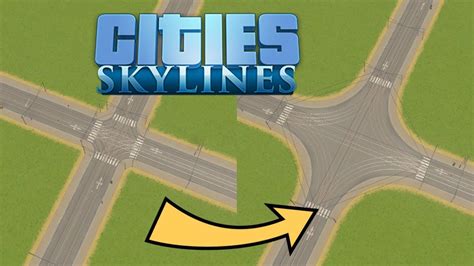 better intersections with road editor cities skylines youtube
