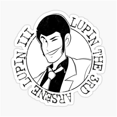 Lupin Stamp Sticker For Sale By Yexart Redbubble