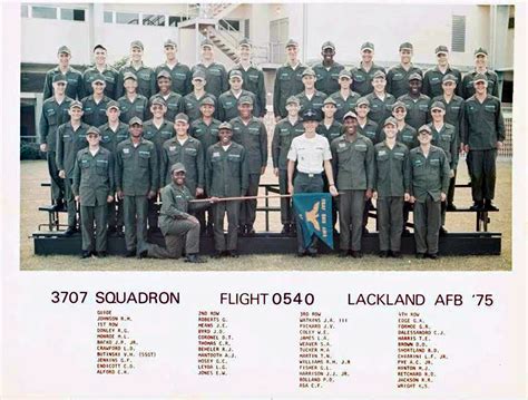 1970 79 Lackland AFB TX 1975 Lackland AFB Squadron 3707 Flight 540