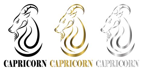 Capricorn Logo Vector Art Icons And Graphics For Free Download