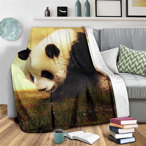 Panda Bear Blanket Panda Throw Blanket Panda Fleece Etsy Australia