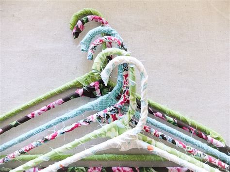 Diy Floral Fabric Hangers Fabric Hanger Floral Craft Floral Fabric
