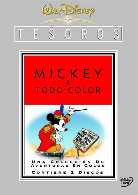 Tesoros Disney Mickey A Todo Color Volumen 1 Dvd Mickey Disney