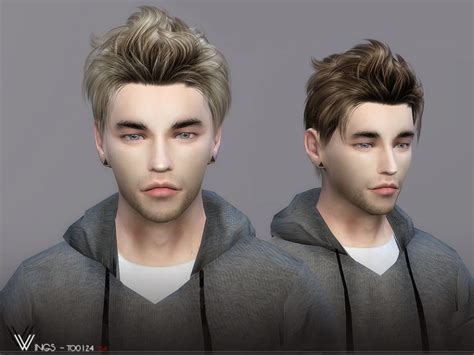 Male Hair To0124 By Wingssims Liquid Sims All In One Photos