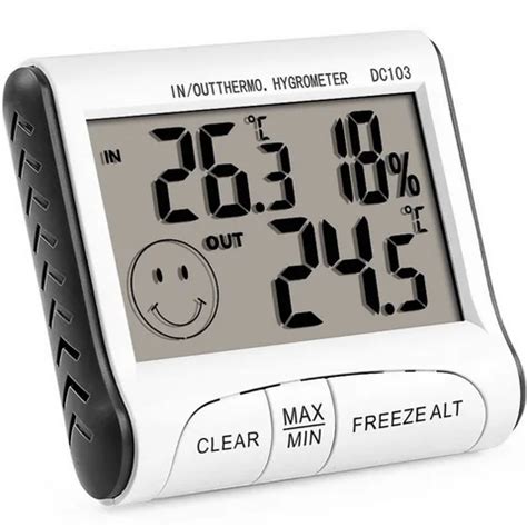 Instrumentos De Temperatura Monitor De Umidade De Temperatura Ao Ar Digital
