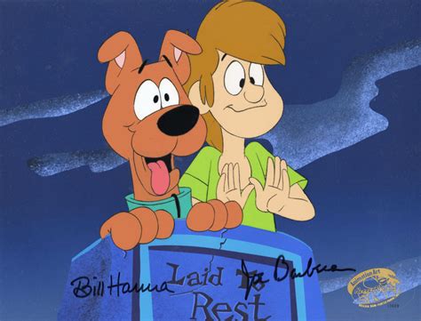 Scooby Doo Original Production Cel With Original Background Scooby An Choice Fine Art