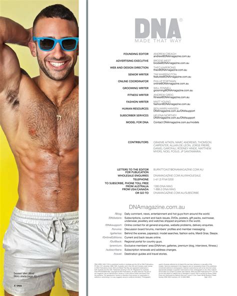 DNA Magazine 152 Sexiest Men Alive Back Issue