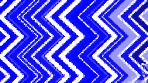 Blue Zigzag By Mimosa
