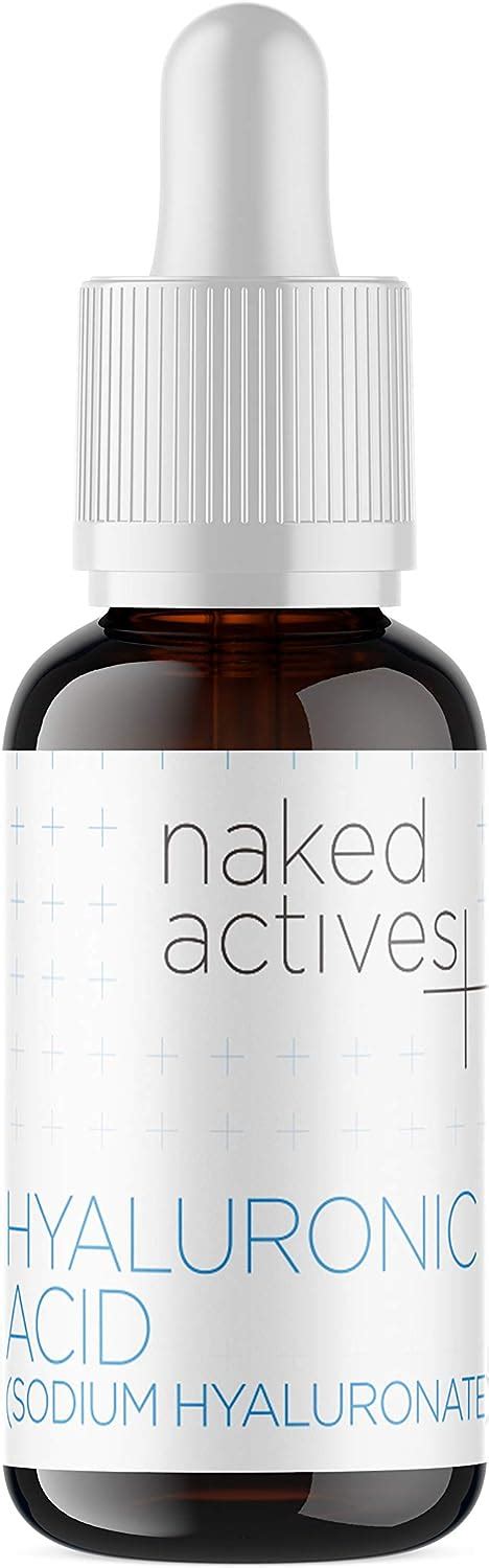 Naked Hyaluronic Acid Vegan Sodium Hyaluronate Serum For Anti Aging