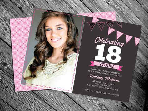 Check spelling or type a new query. FREE 19+ 18th Birthday Invitation Designs & Examples in ...