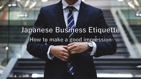 Japanese Business Etiquette How To Make A Good Impression Sugee