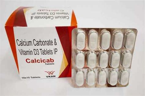 Calcium Carbonate 1250 Mg And Vitamin D3 250 Iu At Best Price In Jamnagar Vkan Healthcare